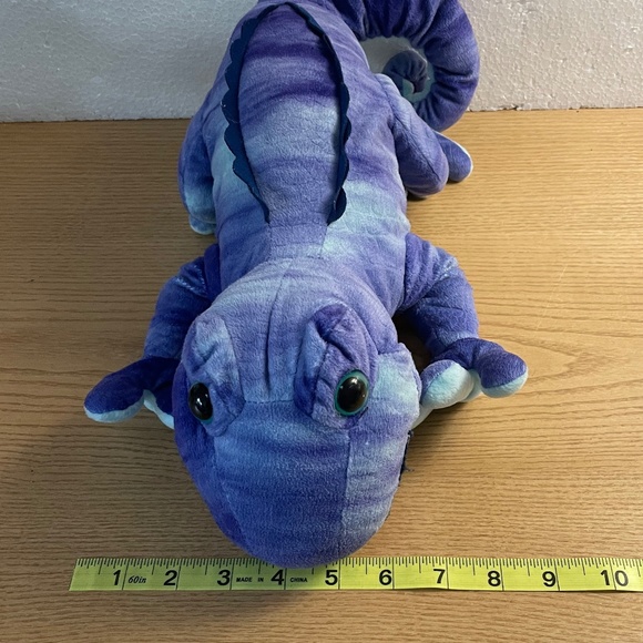 Kohls Cares Eric Carle The Mixed Up Chameleon Lizard Plush Blue Purple 17” Large - Picture 9 of 9